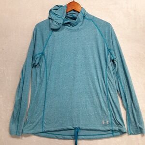 Under Armour Womans Threadborne Siro Hoodie Sz.XL-Loose/Blue/Drawstring/Training